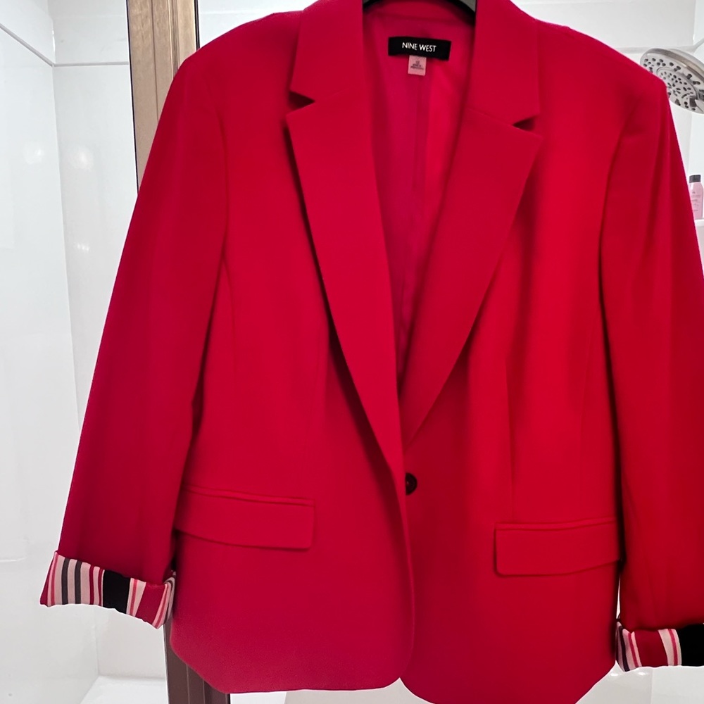 Like new beautiful red jacket